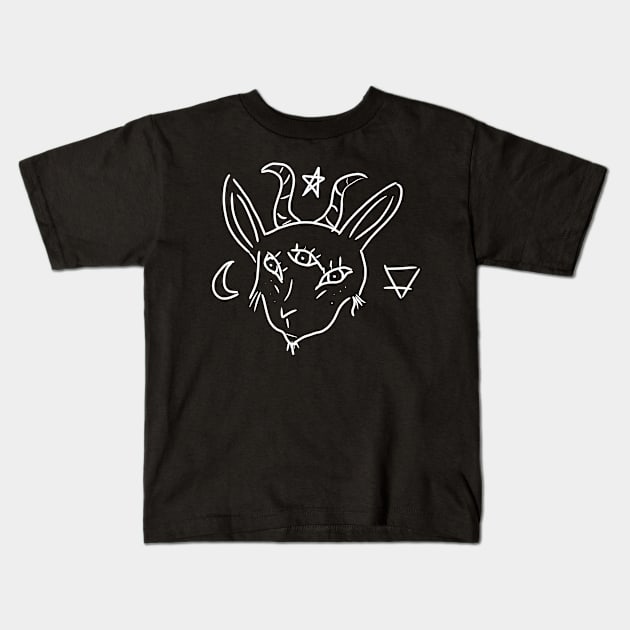 Third Eye Awakening, Mystical Creature Kids T-Shirt by FishEye Works